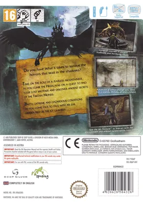 Cursed Mountain box cover back